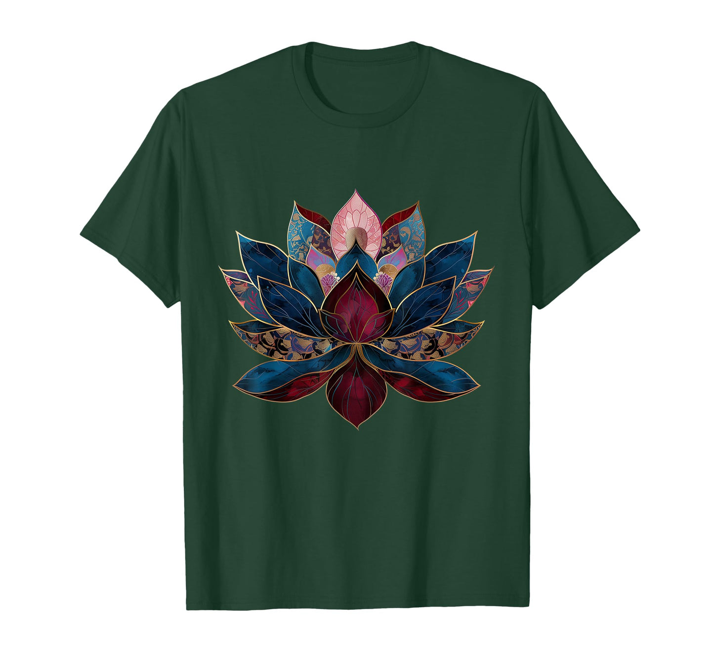 Lotus Flower Vintage Japanese Zen Buddhism Yoga T-Shirt