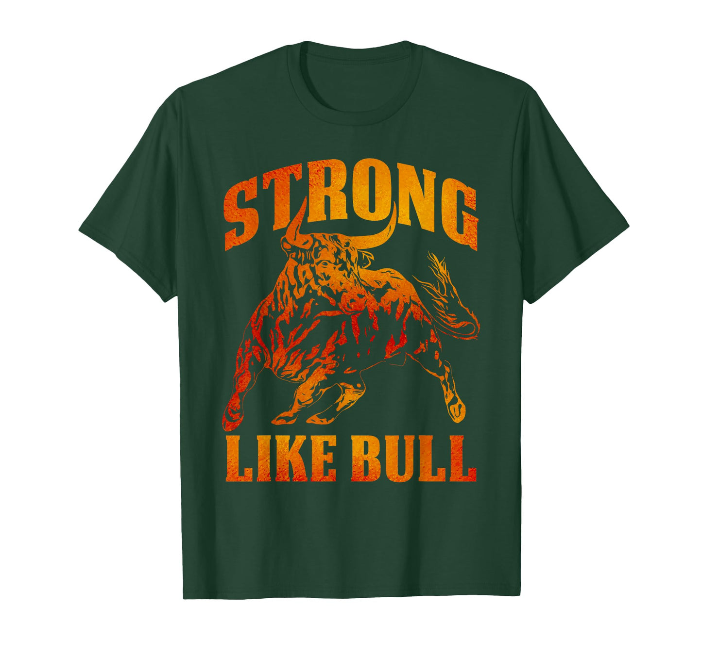 Strong Like A Bull Powerlifting Bodybuilding T-Shirt