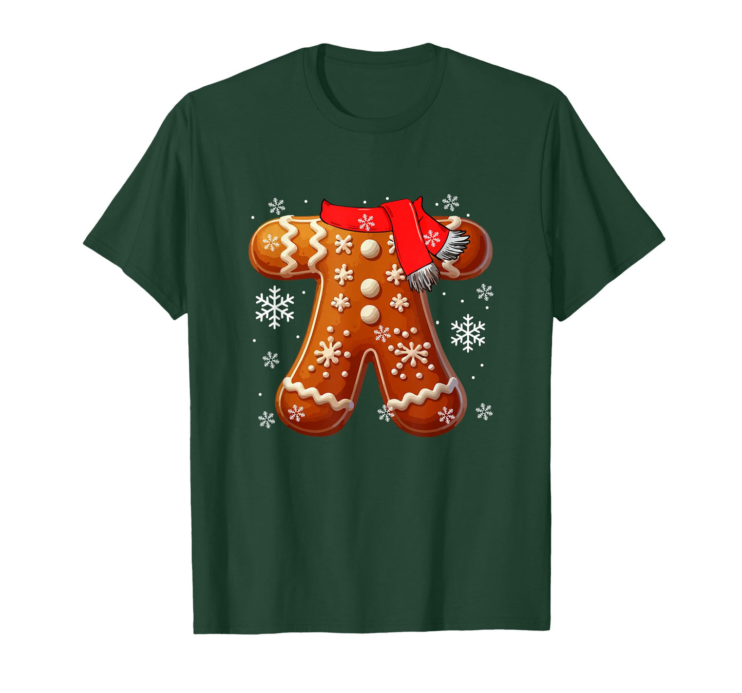 Cosplay Gingerbread Christmas Cookies Baker Family Kids T-Shirt