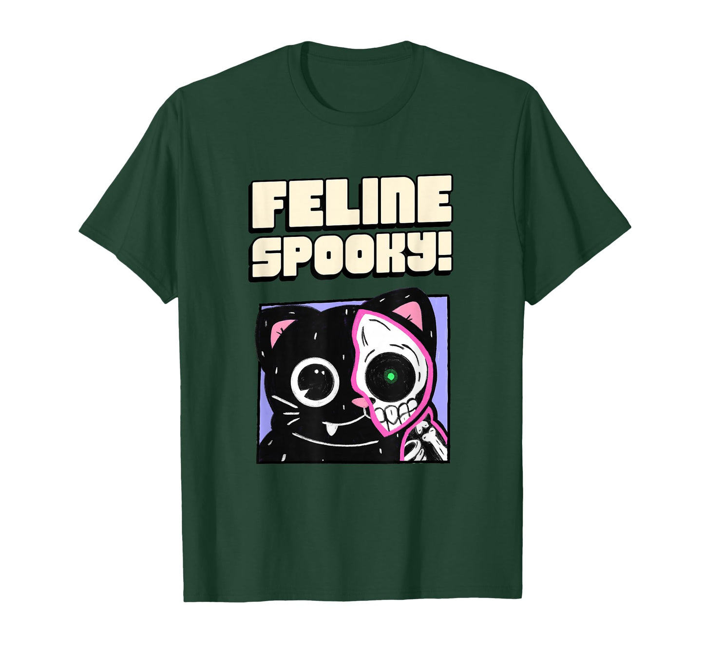 Feline Spooky - Halloween T-Shirt