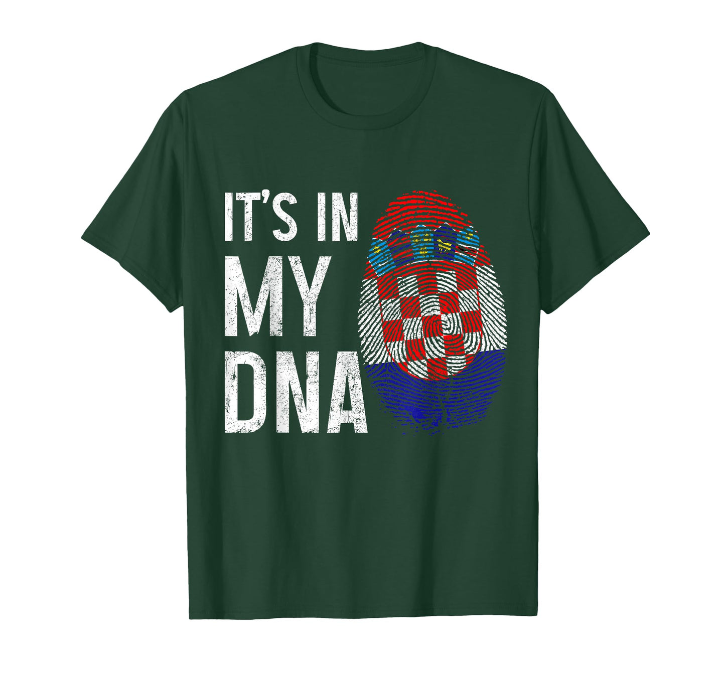 Croatia It's In My DNA Croatian Flag Pride Heritage T-Shirt