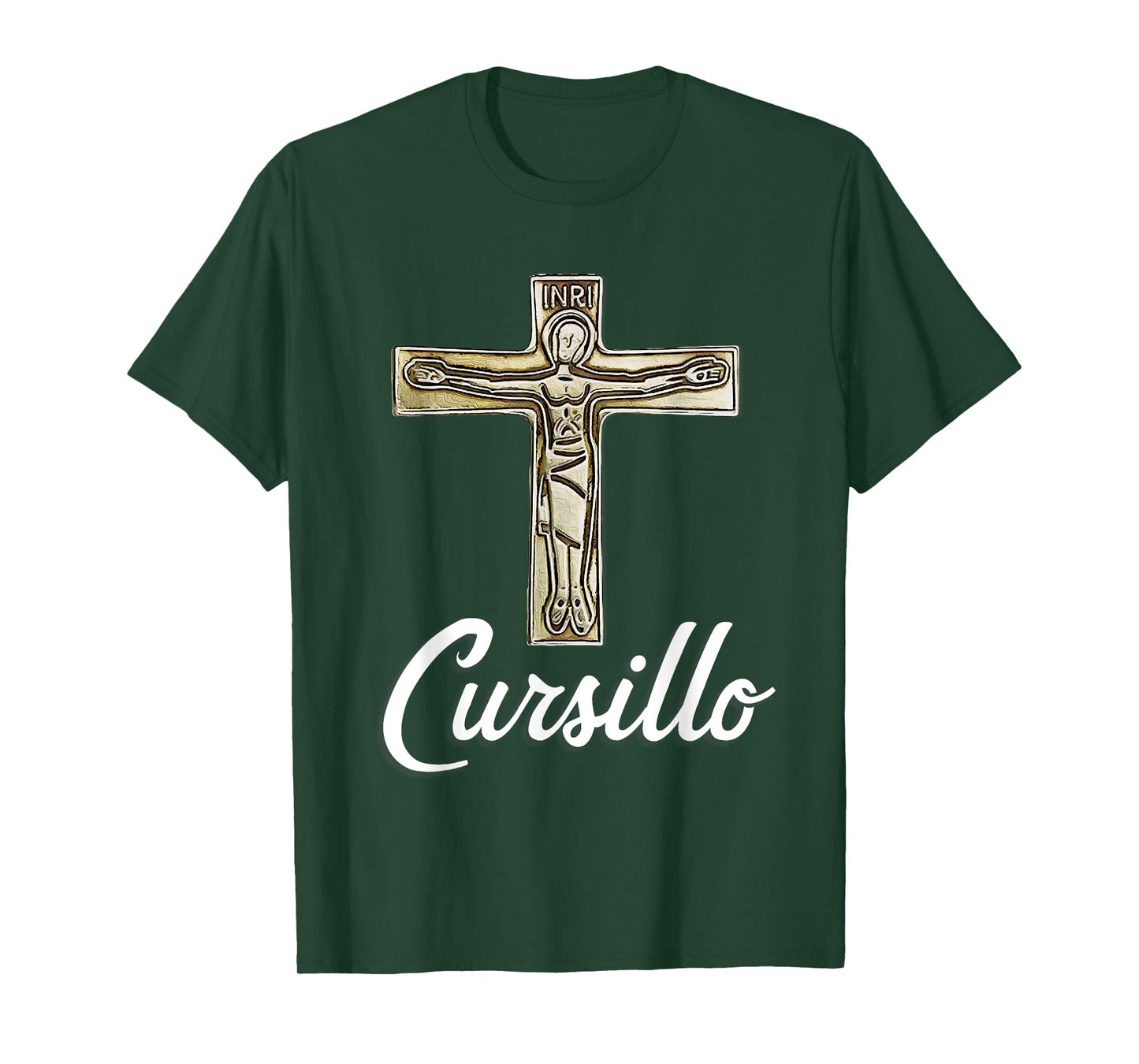 DeColores Cursillo Rainbow Rooster Catholic T-Shirt