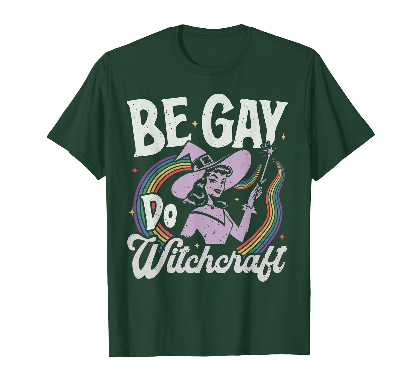 Be Gay Do Witchcraft Witch Halloween Costume LGBT Lesbian T-Shirt