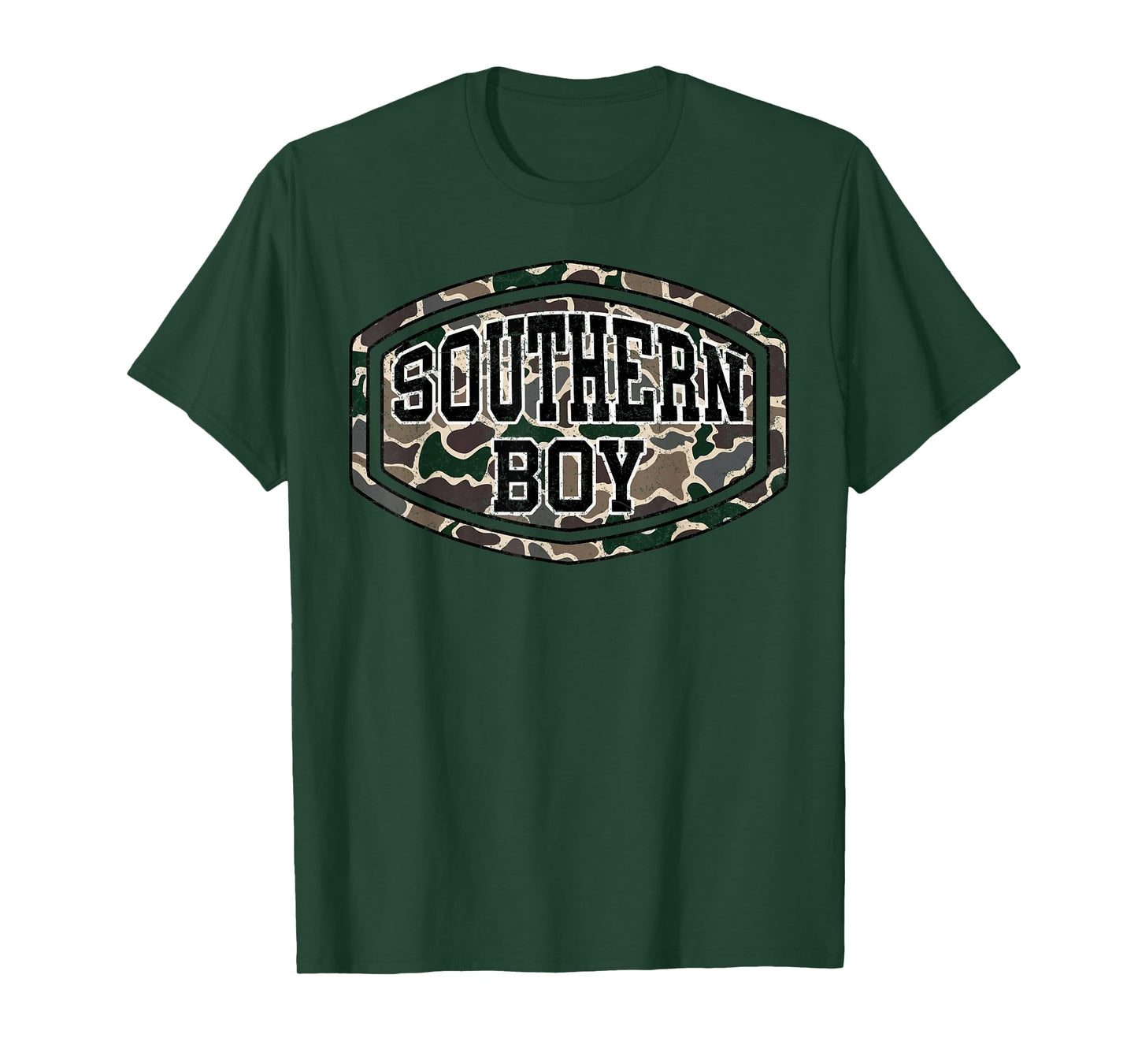 Retro Camo Southern Boy Camouflage Southern Vibes Boys Kids T-Shirt