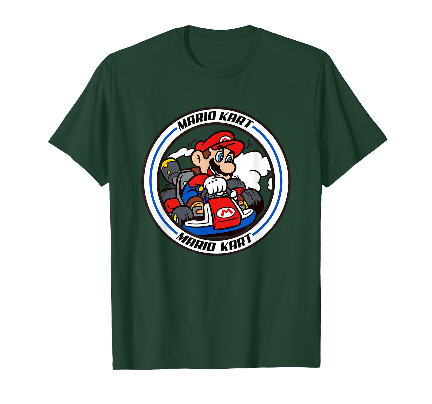 Mario Kart Speed Racer Classic Mario Circle T-Shirt