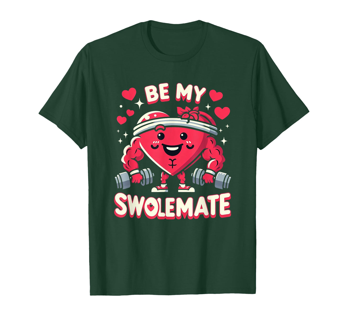 Be My Swolemate Tee - Valentines Day Bodybuilding Gym T-Shirt