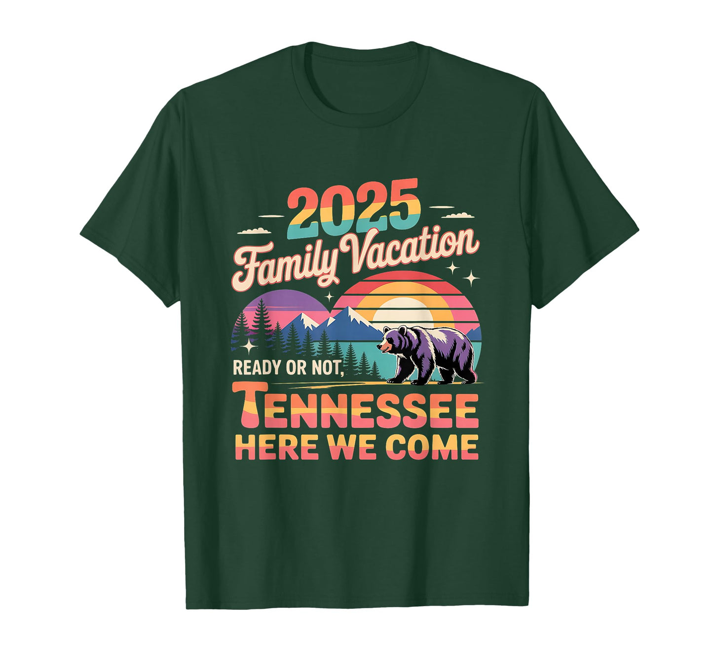 Great Smoky Mountains National Park Family Vacation 2025 T-Shirt