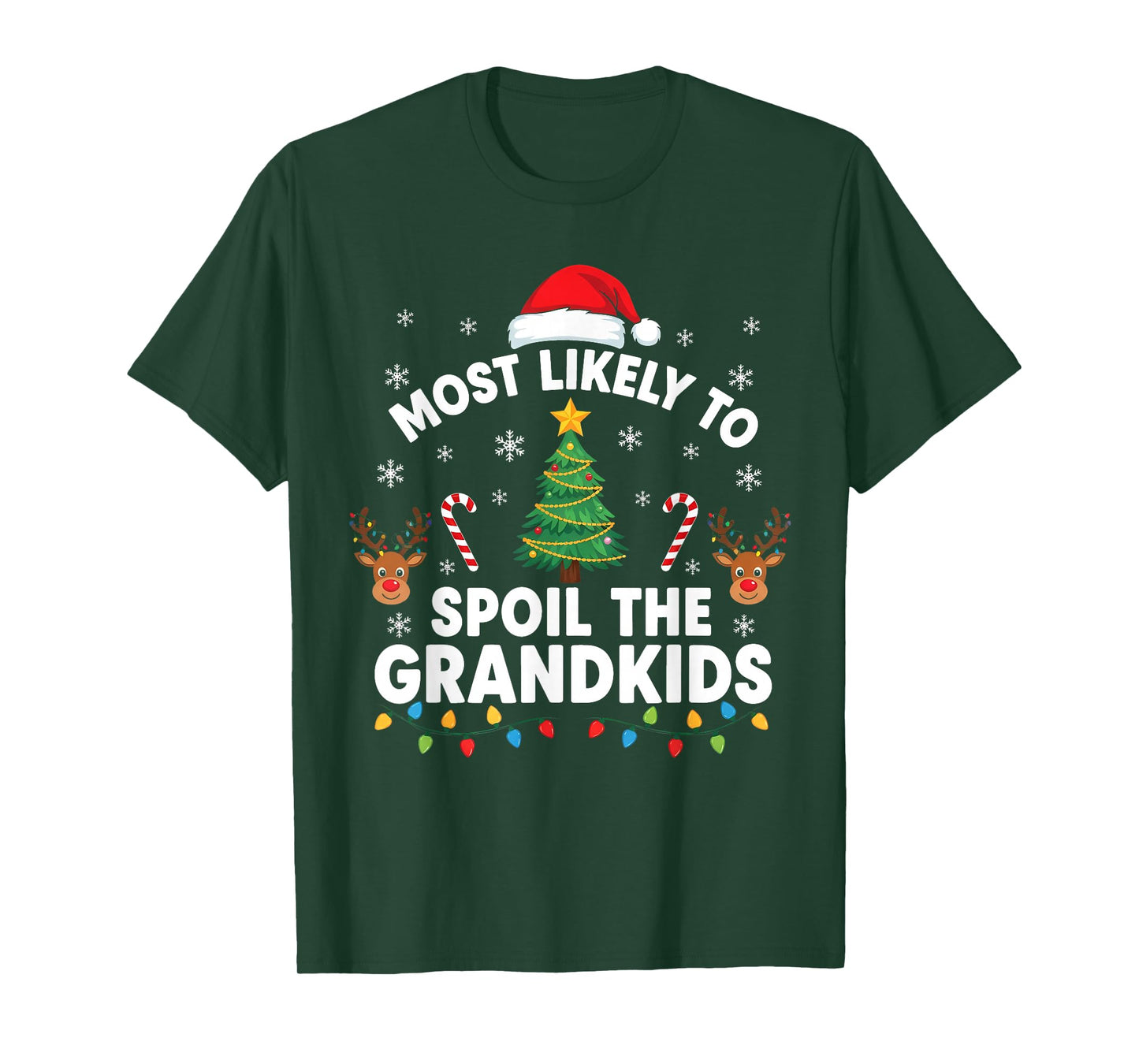 Most Likely to Spoil The Grandkids Christmas Party Women T-Shirt