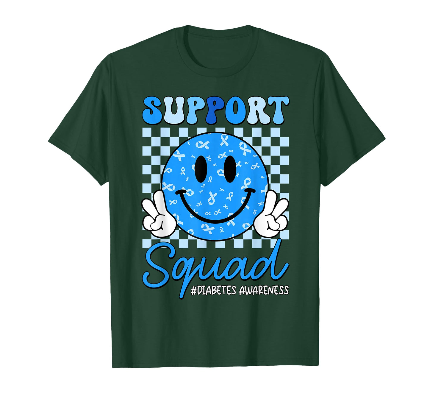 In November We Wear Blue Diabetes Awareness Support Squad T-Shirt