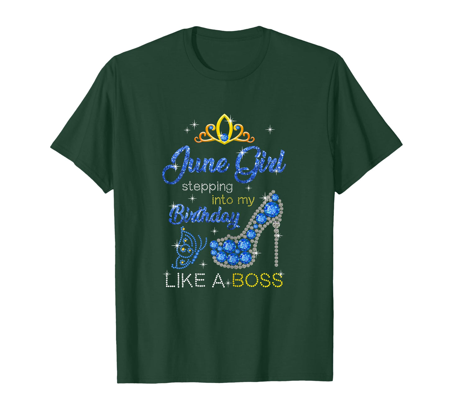 June Girl Stepping Into My Birthday Gift for Gemini Womens T-Shirt