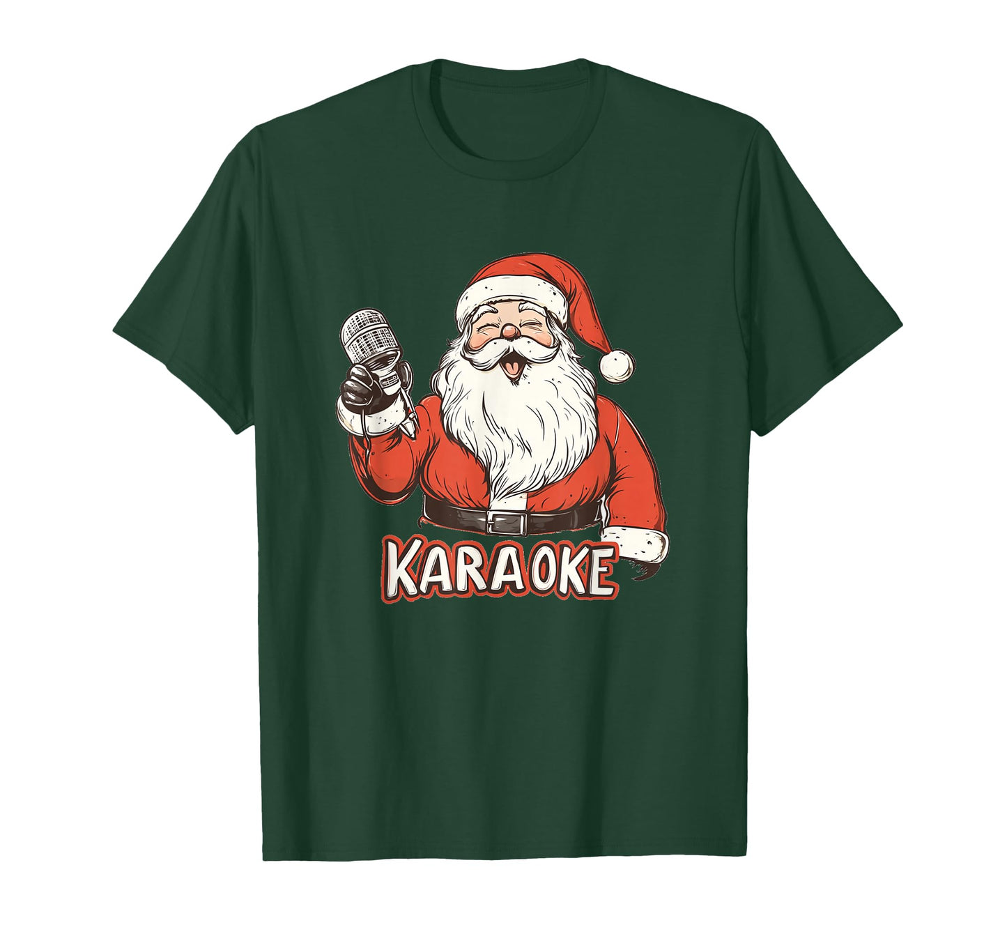 Singing Santa Brings The Christmas Cheer to Your Home T-Shirt