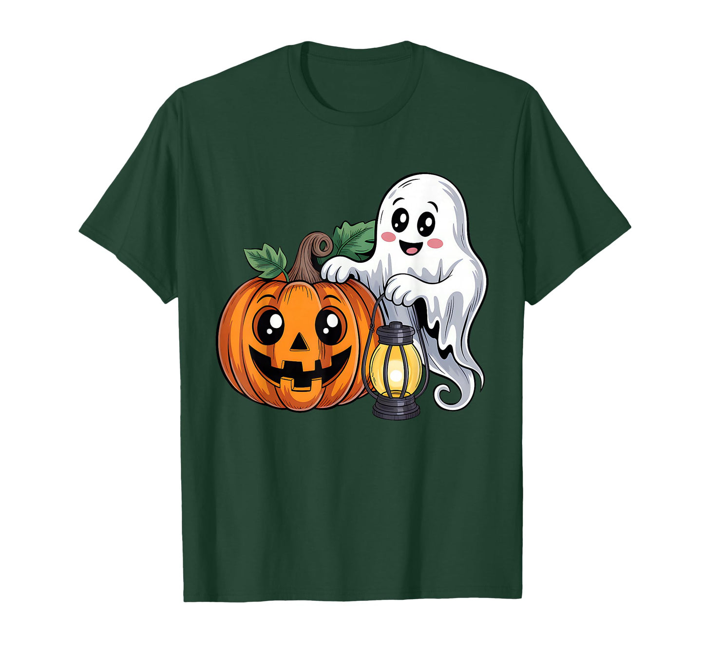 Happy Halloween Orange Pumpkin Spooky Horror Party Costume T-Shirt
