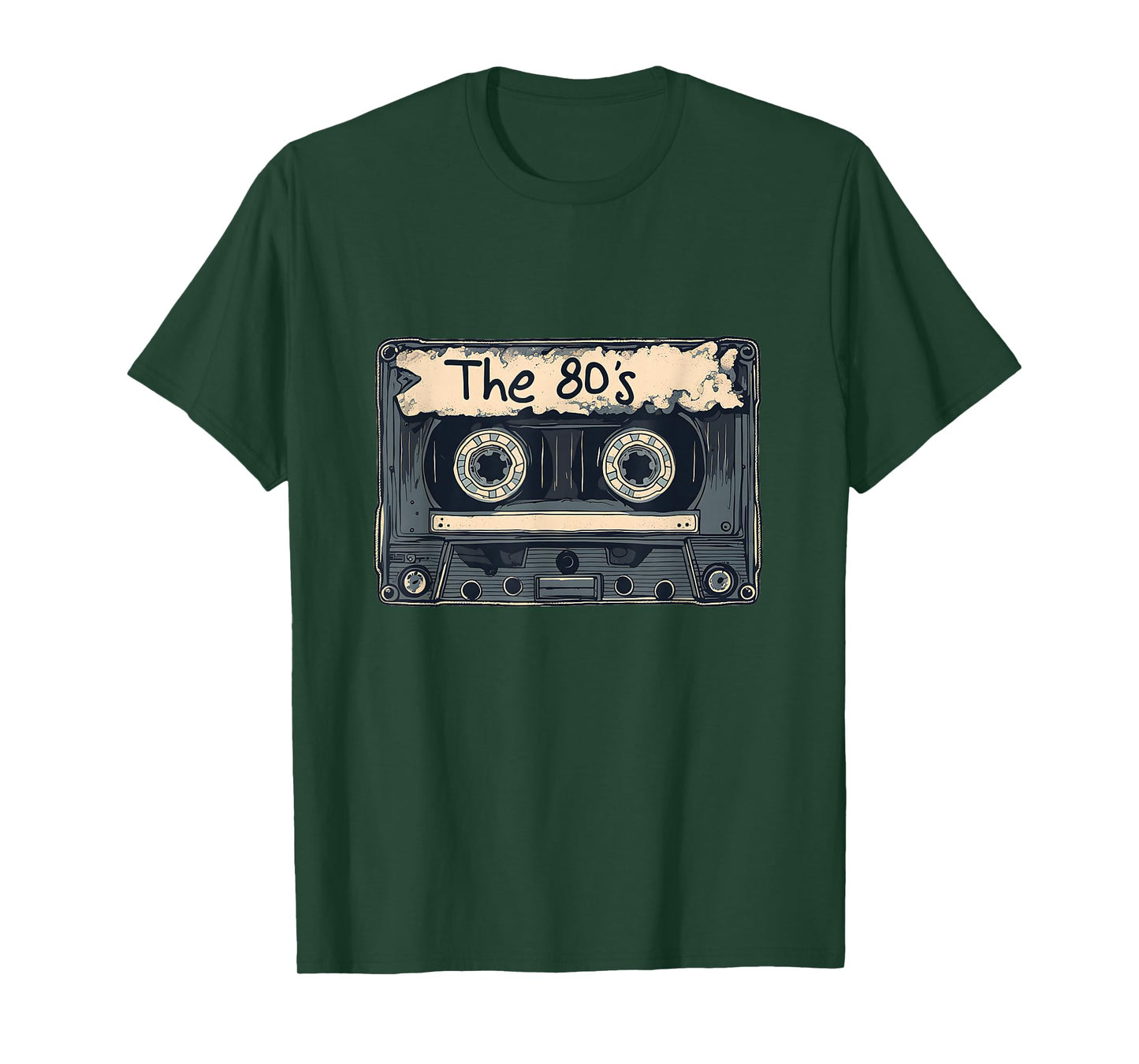Nostalgic 80's Retro Cassette Throwback Mix Tape 90's T-Shirt