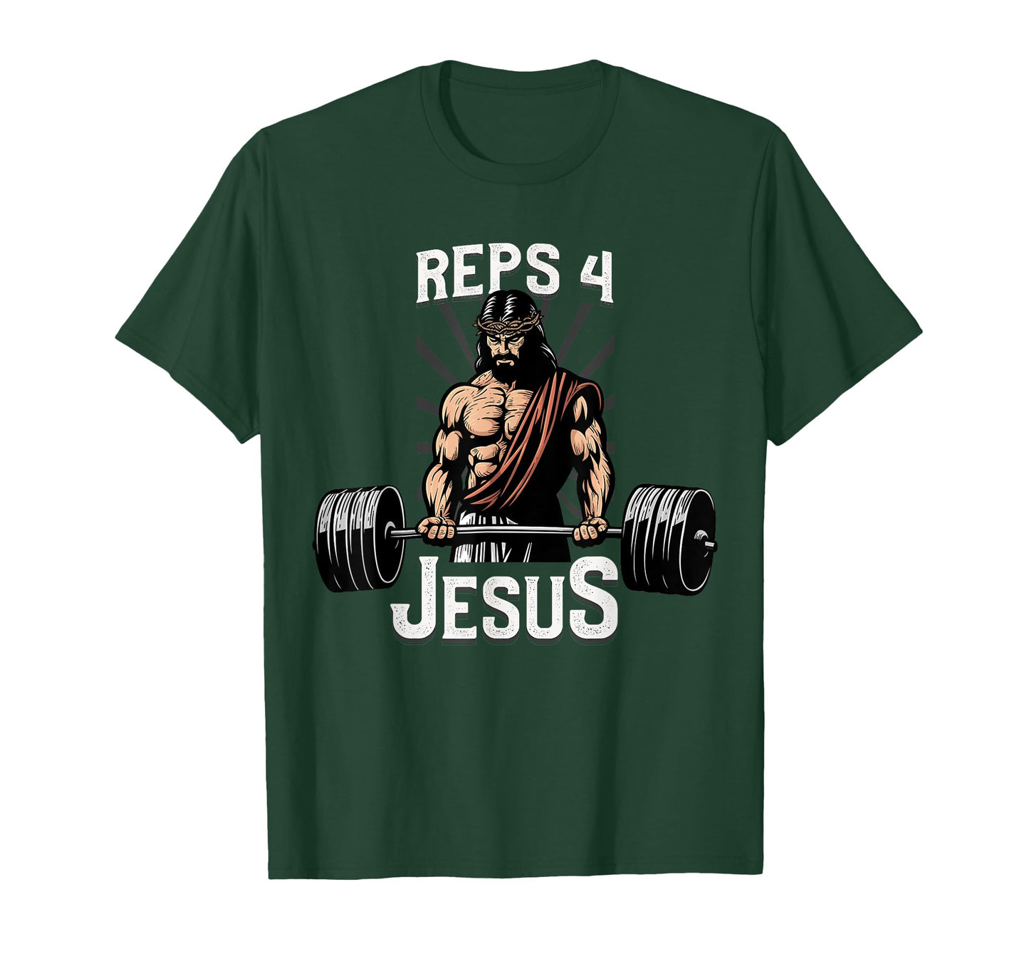 Reps 4 Jesus - Epic Christian Gym T-Shirt