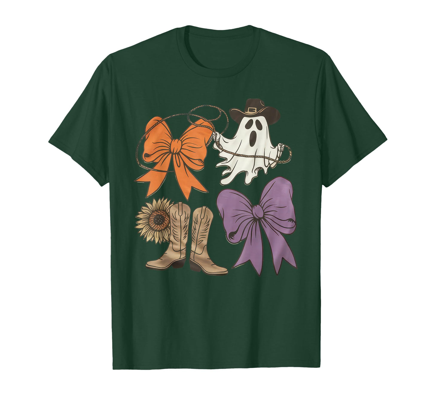 Halloween Tshirt Women Men Skeleton Witch Monster Party T-Shirt