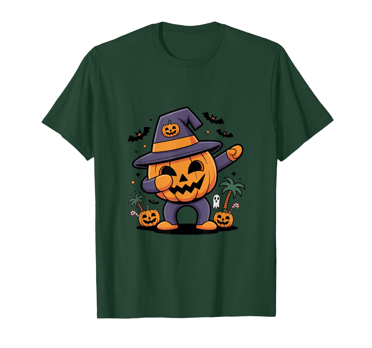 Dabbing Pumpkin Witch – Funny Halloween Costume Party T-Shirt