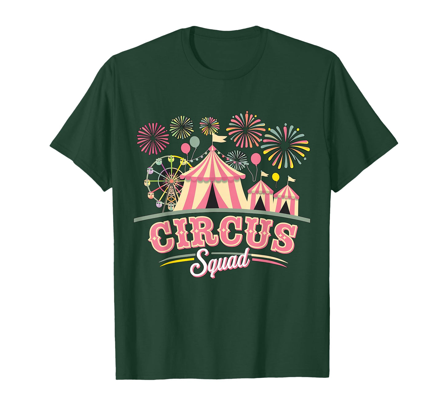 Circus Squad Matching Birthday Circus Staff T-Shirt
