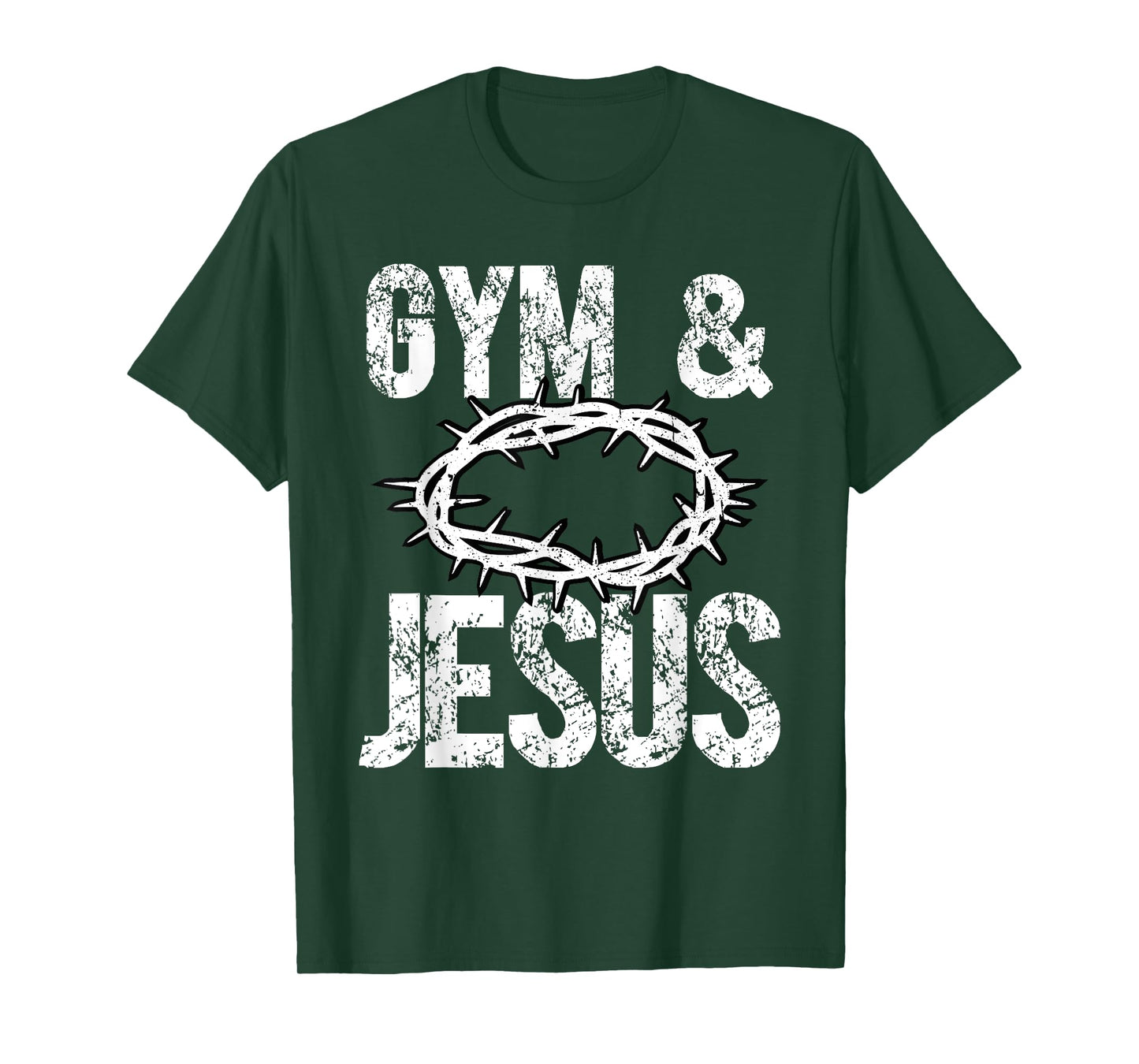 Gym And Jesus Christian Bodybuilder Religious Bodybuilding T-Shirt