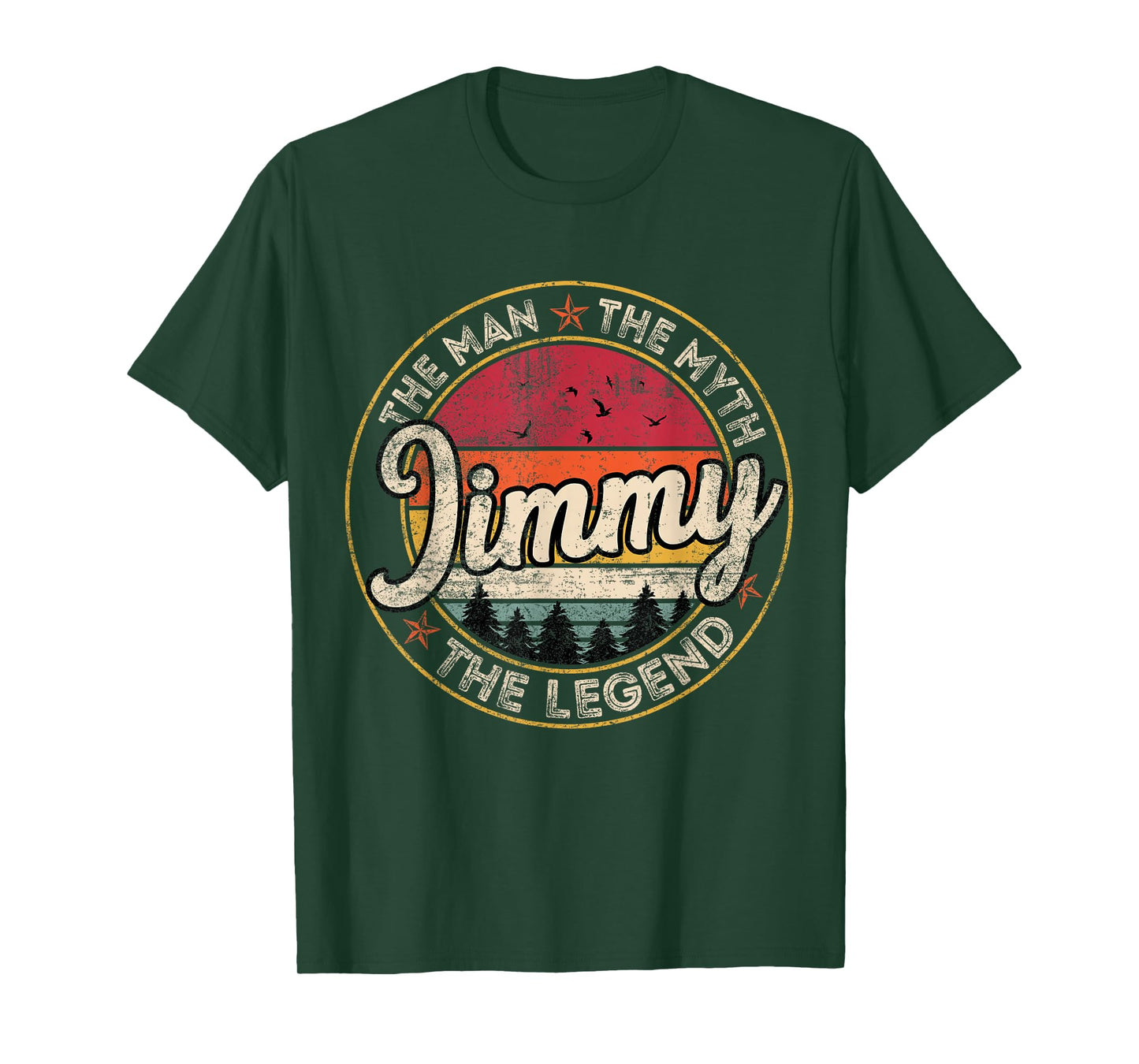 Jimmy The Man The Myth The Legend Personalized Name T-Shirt