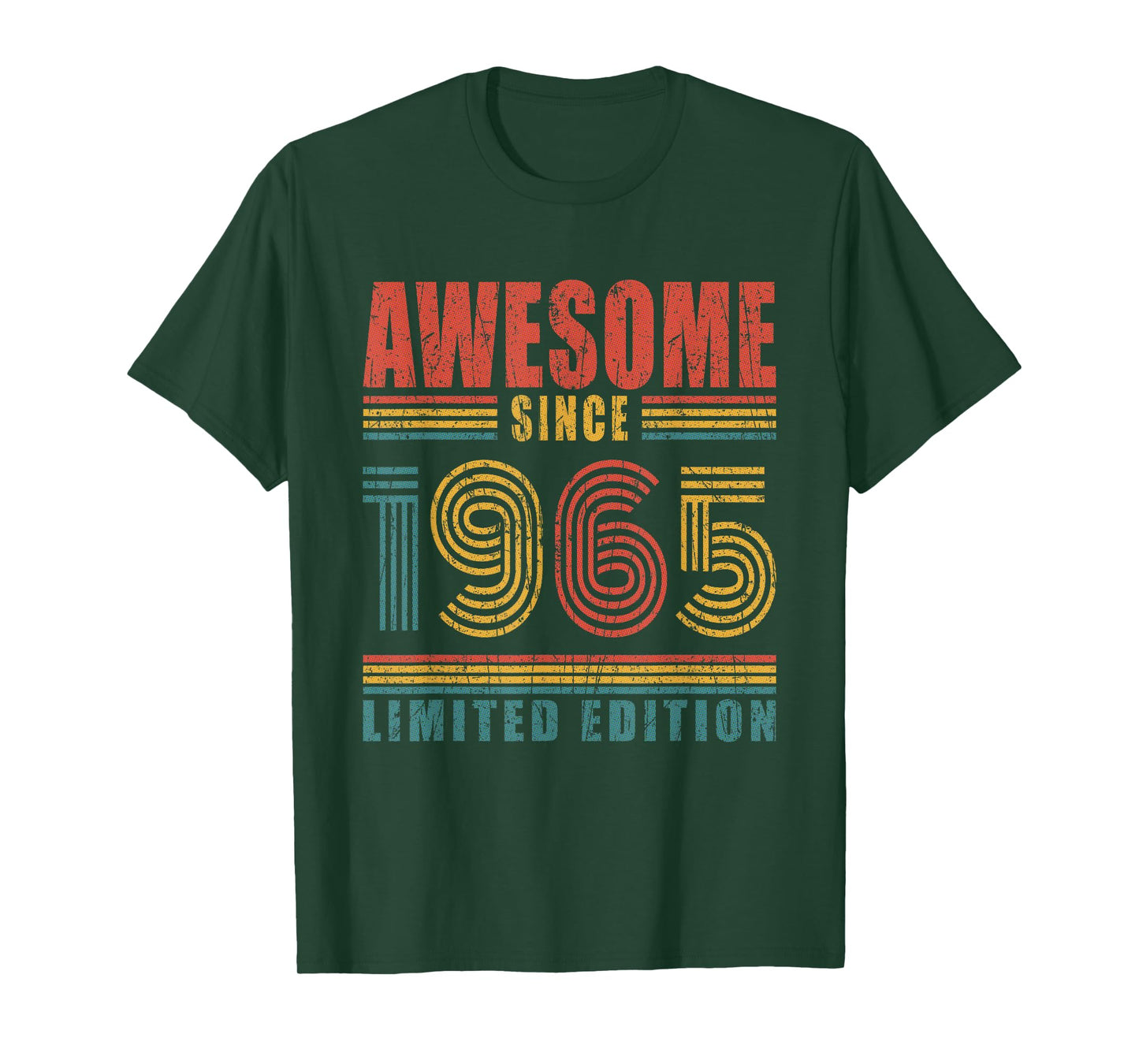 60th Birthday Awesome Since 1965 Vintage 60 Birthday T-Shirt