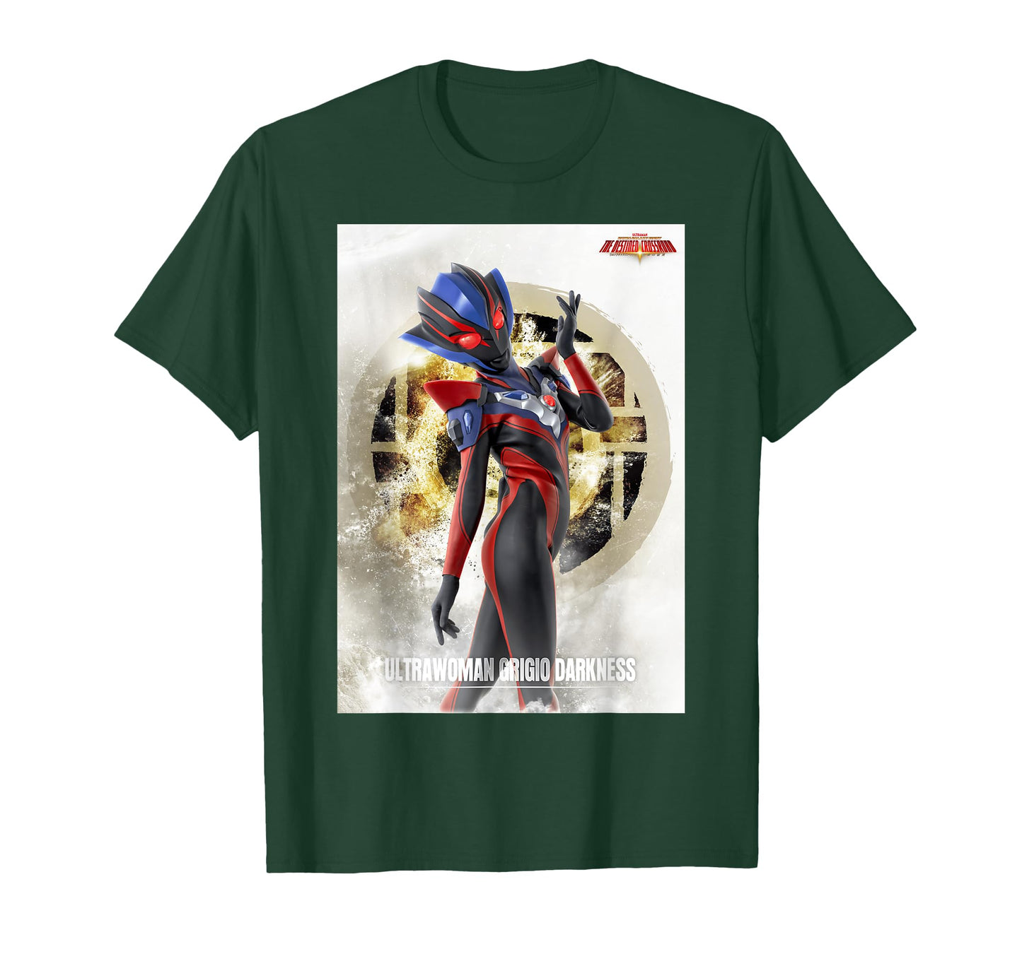 ULTRAWOMAN GRIGIO DARKNESS Ultra Galaxy Fight 3 UGFTDC T-Shirt
