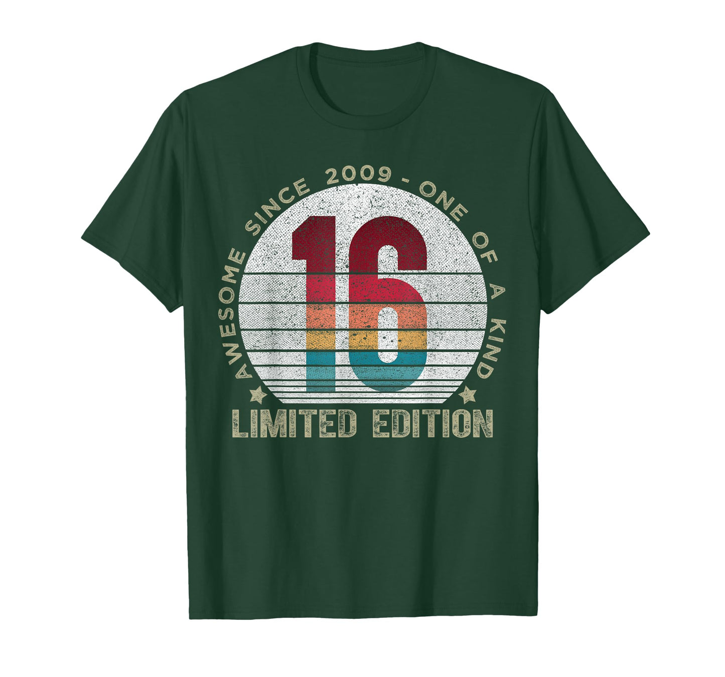 16 Year Old Gifts Vintage 2009 Limited Edition 16th Birthday T-Shirt