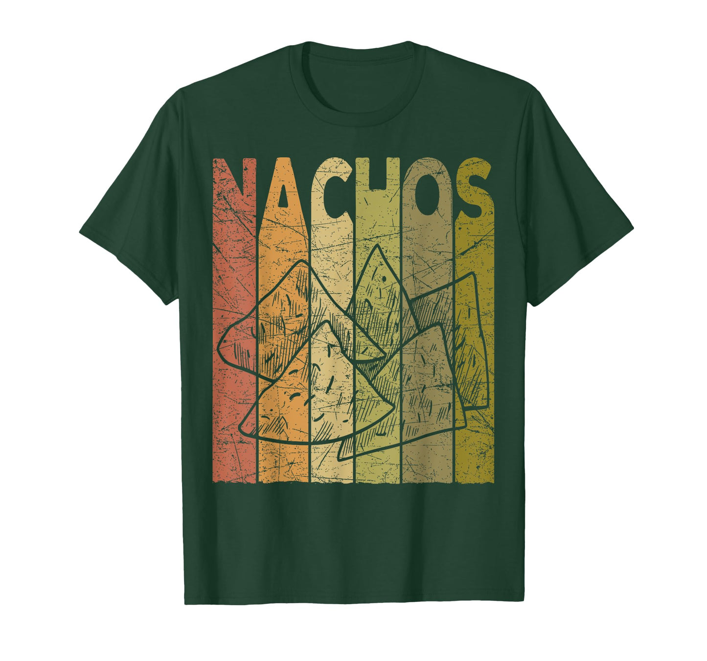 Mexican Nachos Vintage Mexican Food Retro Foodie Nacho T-Shirt