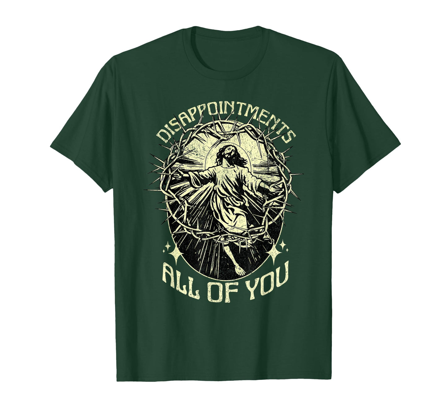 Vintage Disappointments All Of You Funny Jesus Crown Meme T-Shirt