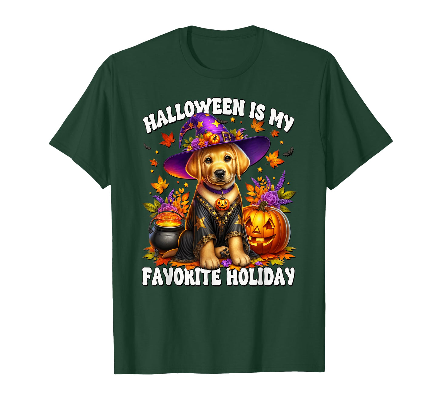 Halloween is My Favorite Holiday for Golden Retriever Mom T-Shirt