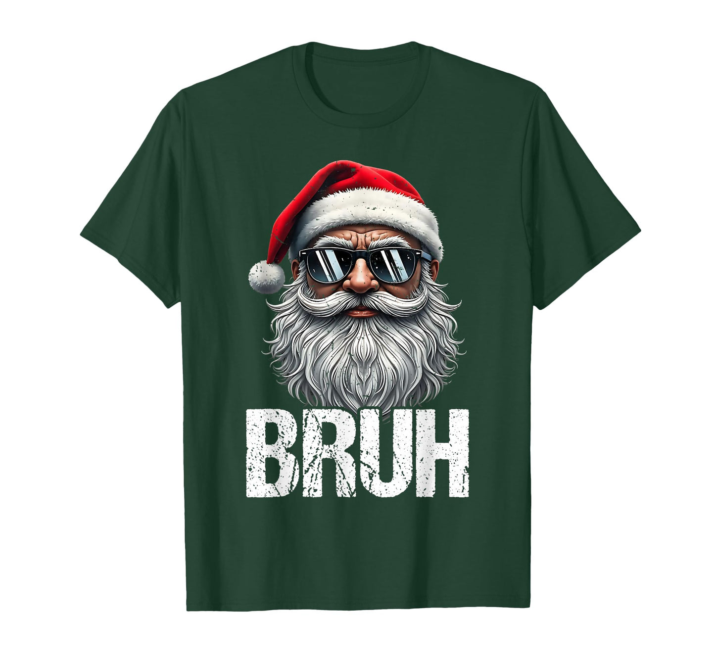 Bruh Meme Funny Saying Bro Greeting Teens Boys Men Christmas T-Shirt