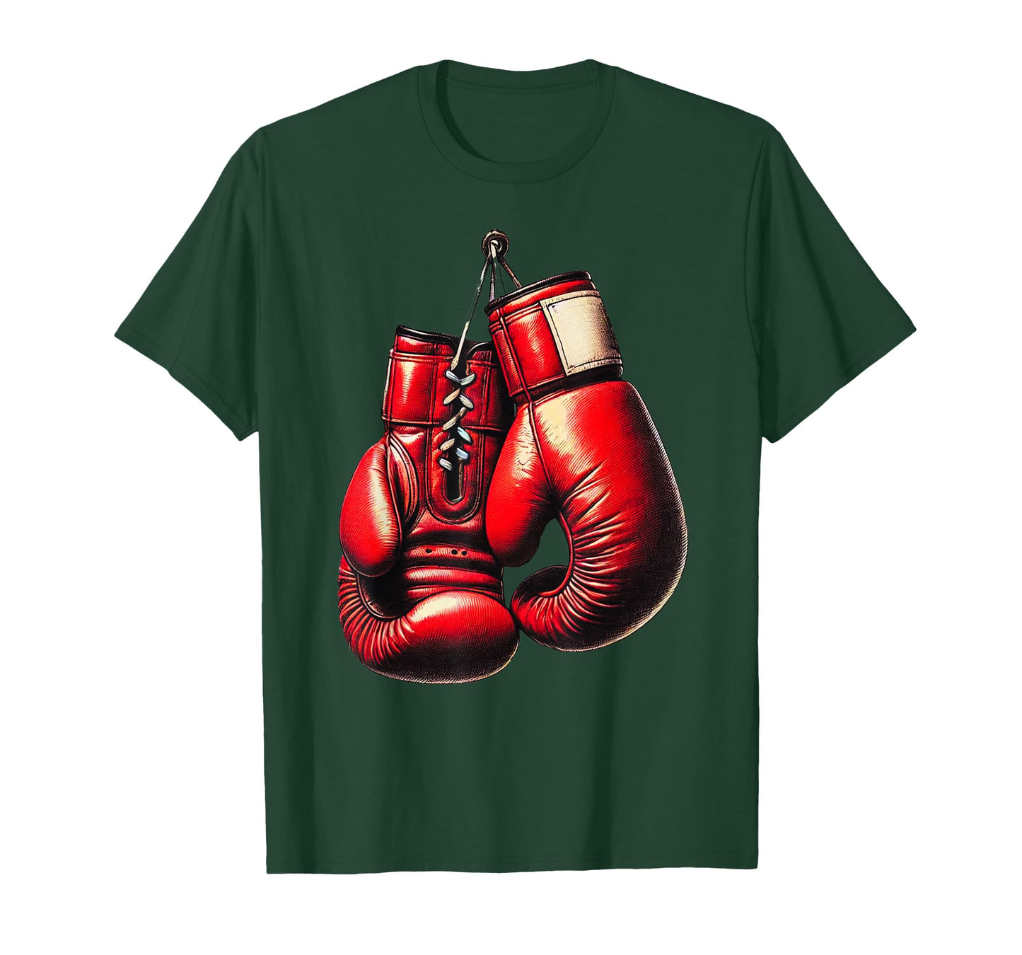 Boxing Gloves Red Boxing Sport Boxer Kickboxing T-Shirt