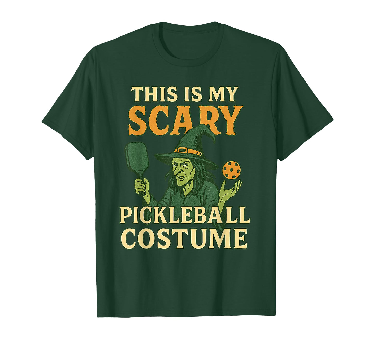 This is My Scary Pickleball Costume Witch Shirt T-Shirt