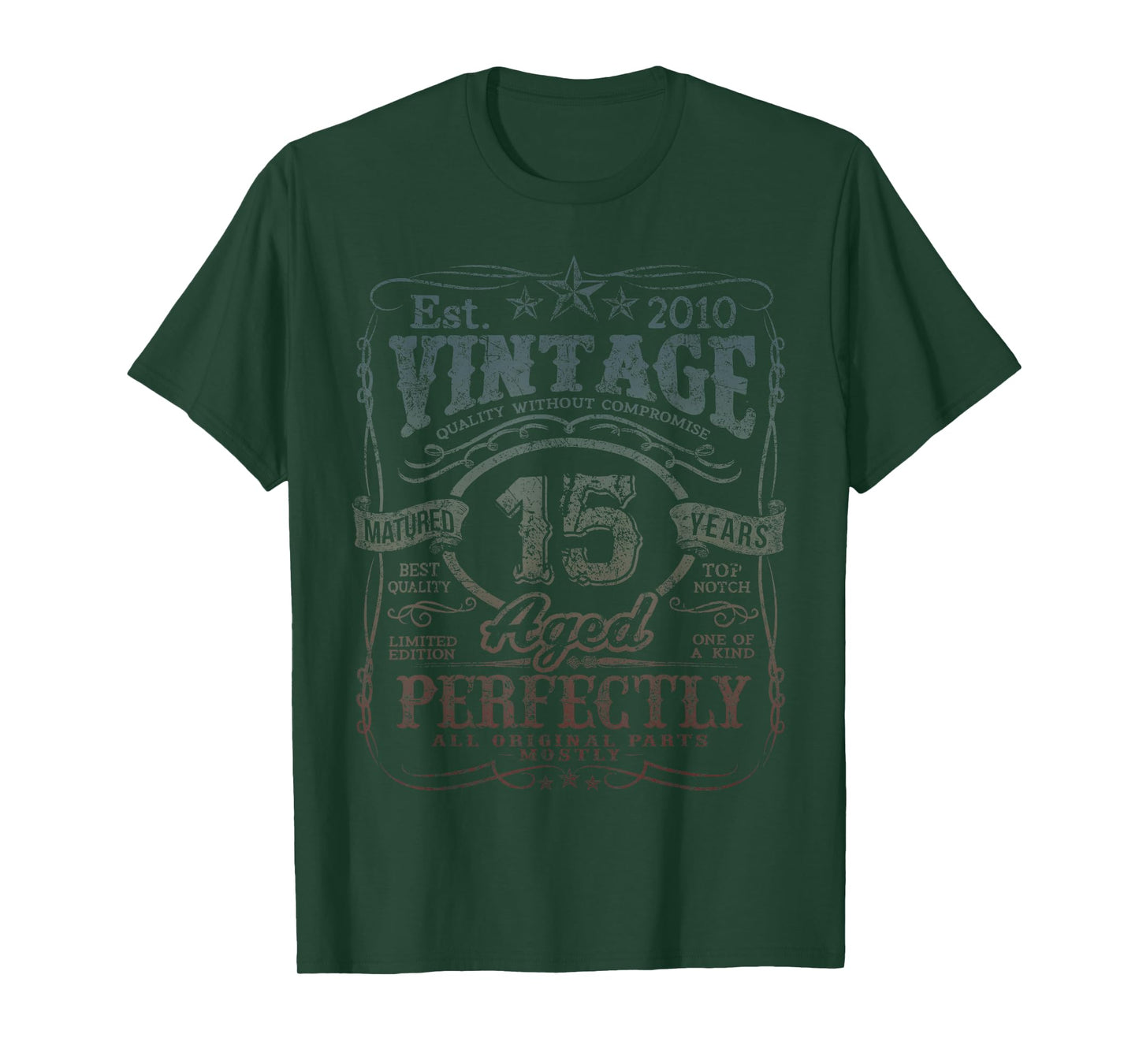 Vintage 2010 Limited Edition Shirt 15 year old 15th Birthday T-Shirt