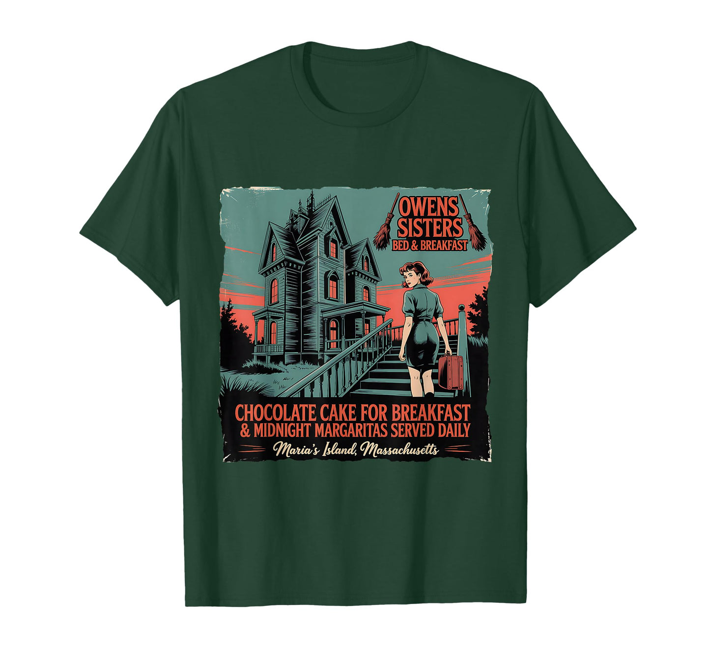 Witch Magic Practical Magic Witchy Halloween Love Vintage T-Shirt
