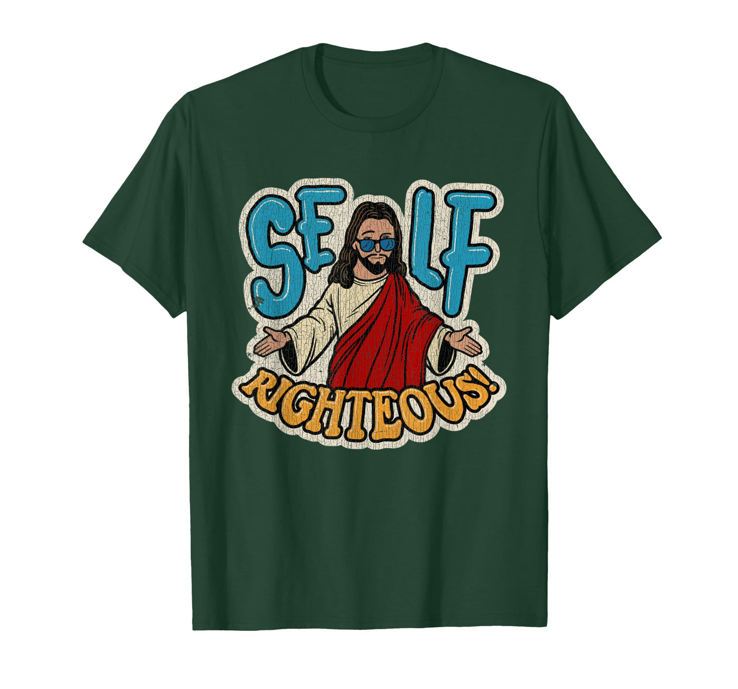 Vintage Self Righteous! Righteous Jesus T-Shirt