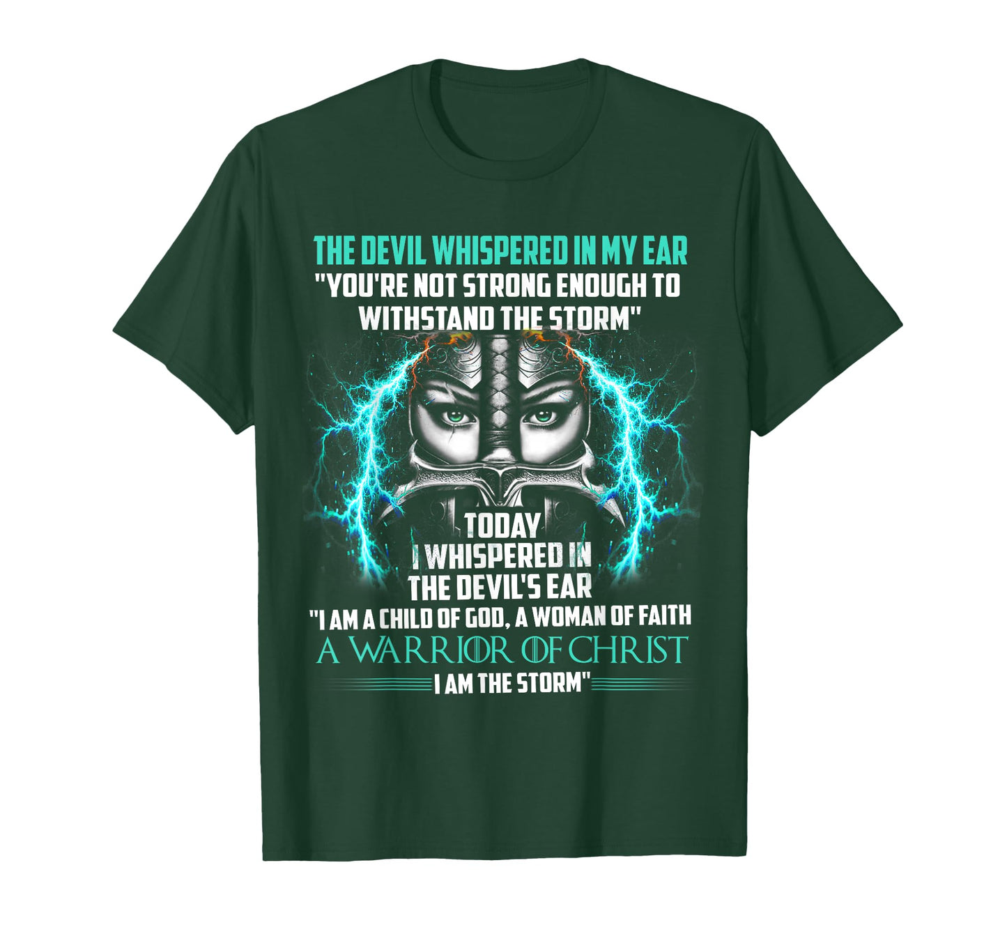 Women Knight Templar I Am A Child Of God A Warrior Of Christ T-Shirt