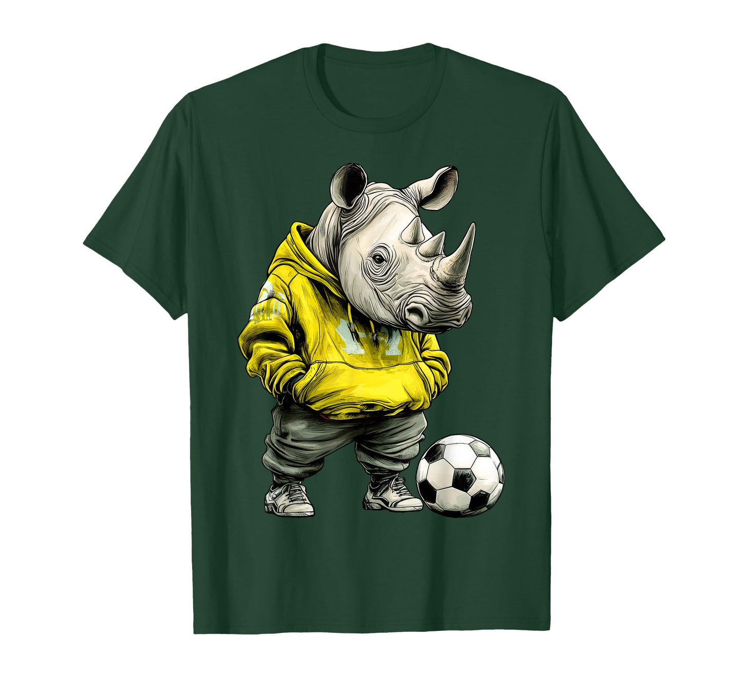 Rhino Soccer / Soccer player Rhino T-Shirt