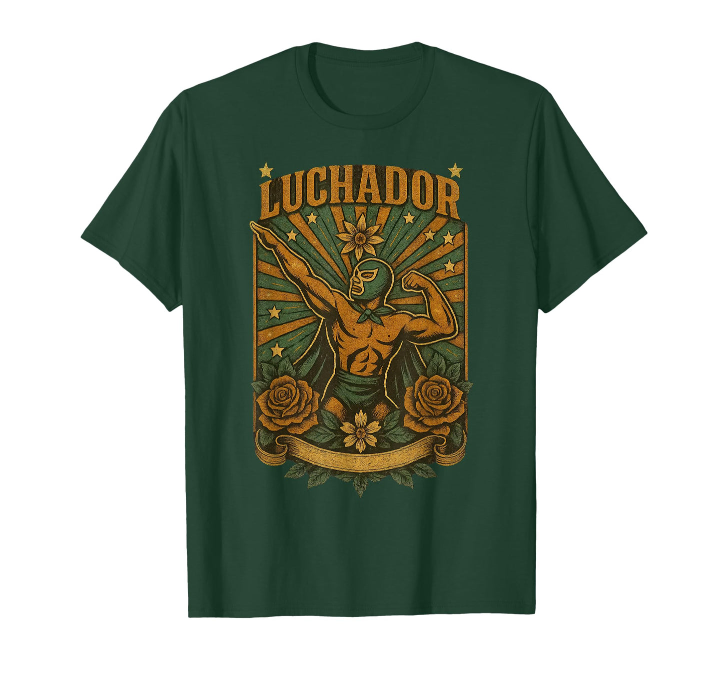 Vintage Luchador Lucha Libre Mexican Wrestling T-Shirt