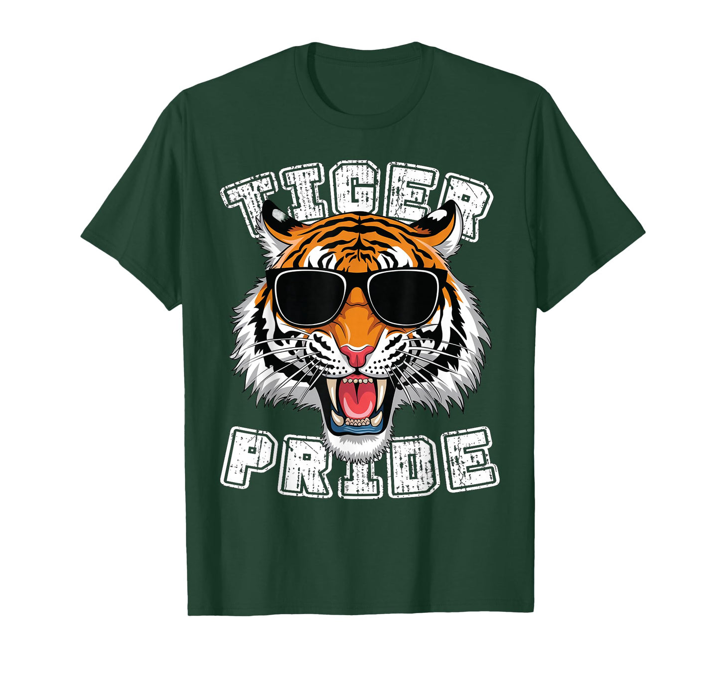 Tiger Pride Retro Tiger School Sports Team T-Shirt
