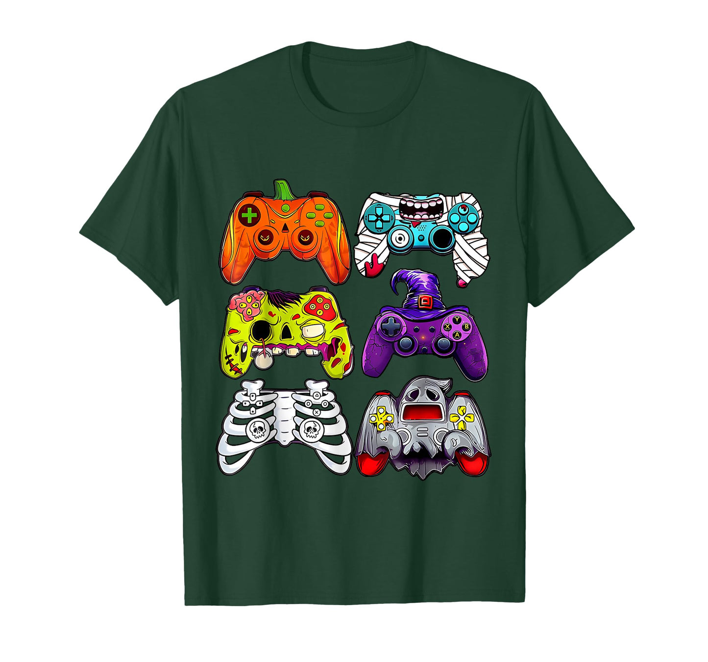 Funny Video Game Controller Halloween Gamer Gaming Boy Girl T-Shirt