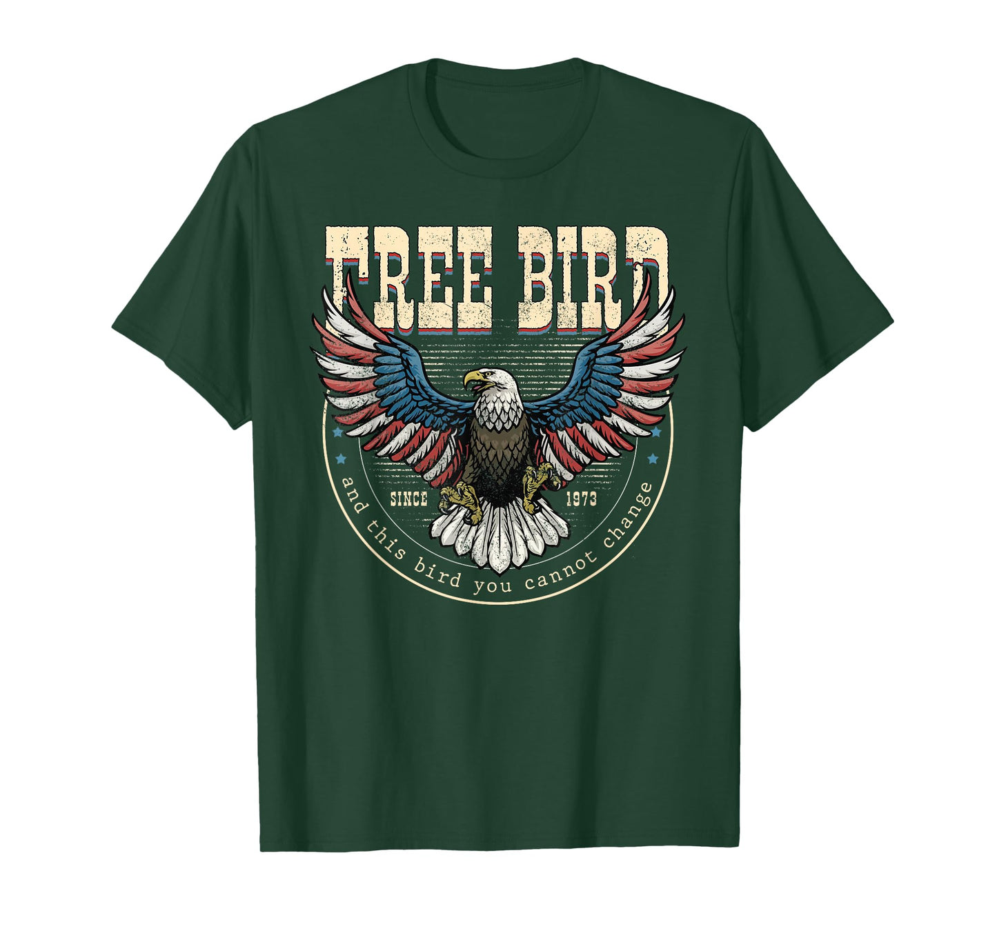 Free American Bird, This Bird You Cannot Change, 4th Of July T-Shirt