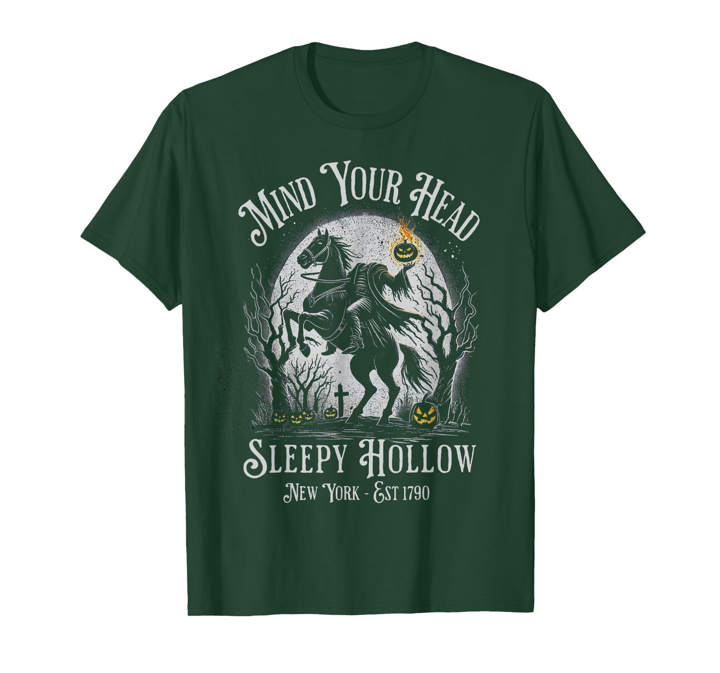 Vintage Mind Your Head Sleepy Hollow Headless Horseman T-Shirt