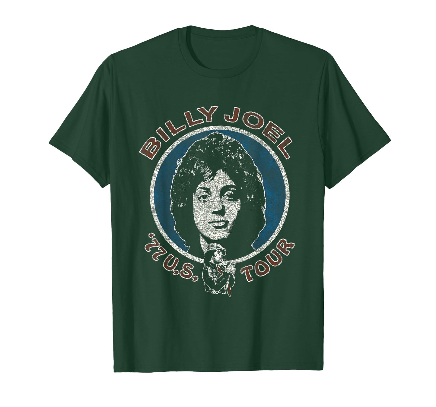 Official Billy Joel US Tour 77 T-Shirt