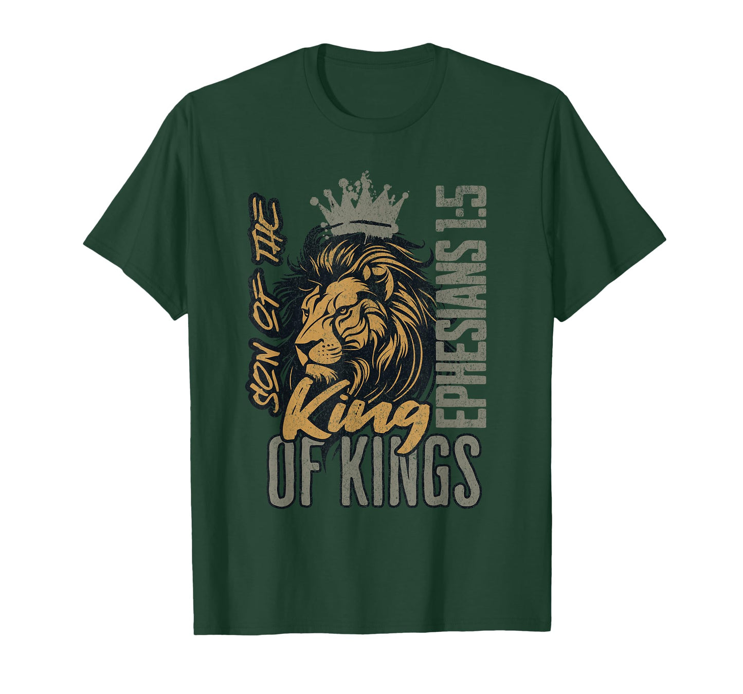 Christian Son of King Kings Lion of Judah Scripture Bible T-Shirt