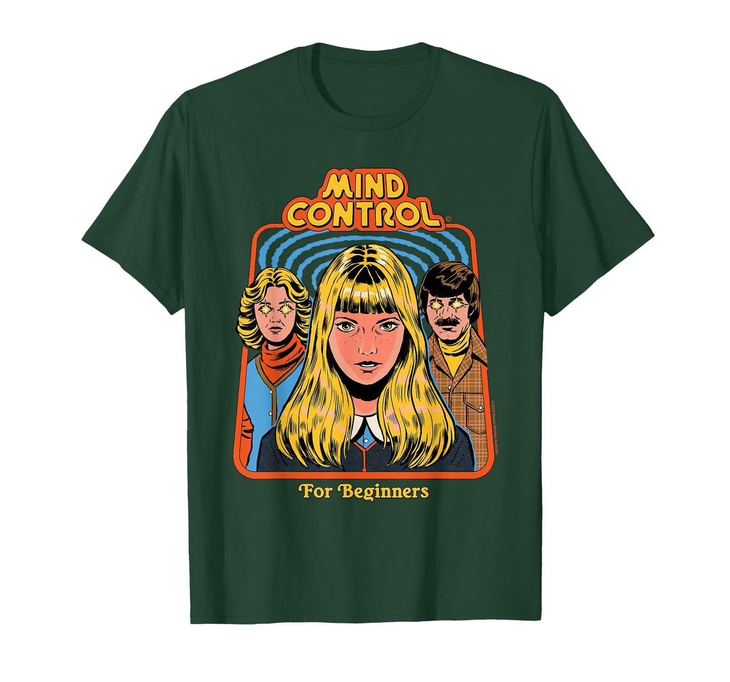 Mind Control Sarcastic Retro Vintage Funny Adult Humor T-Shirt