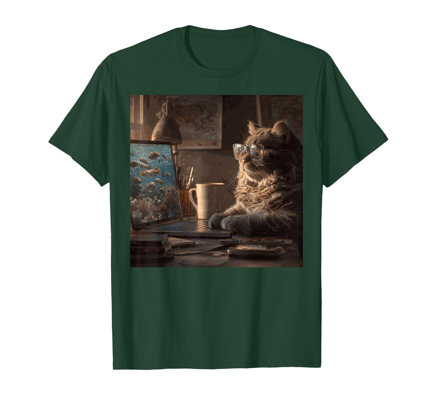 Funny Graphic Cat Humorous Funny T-Shirt
