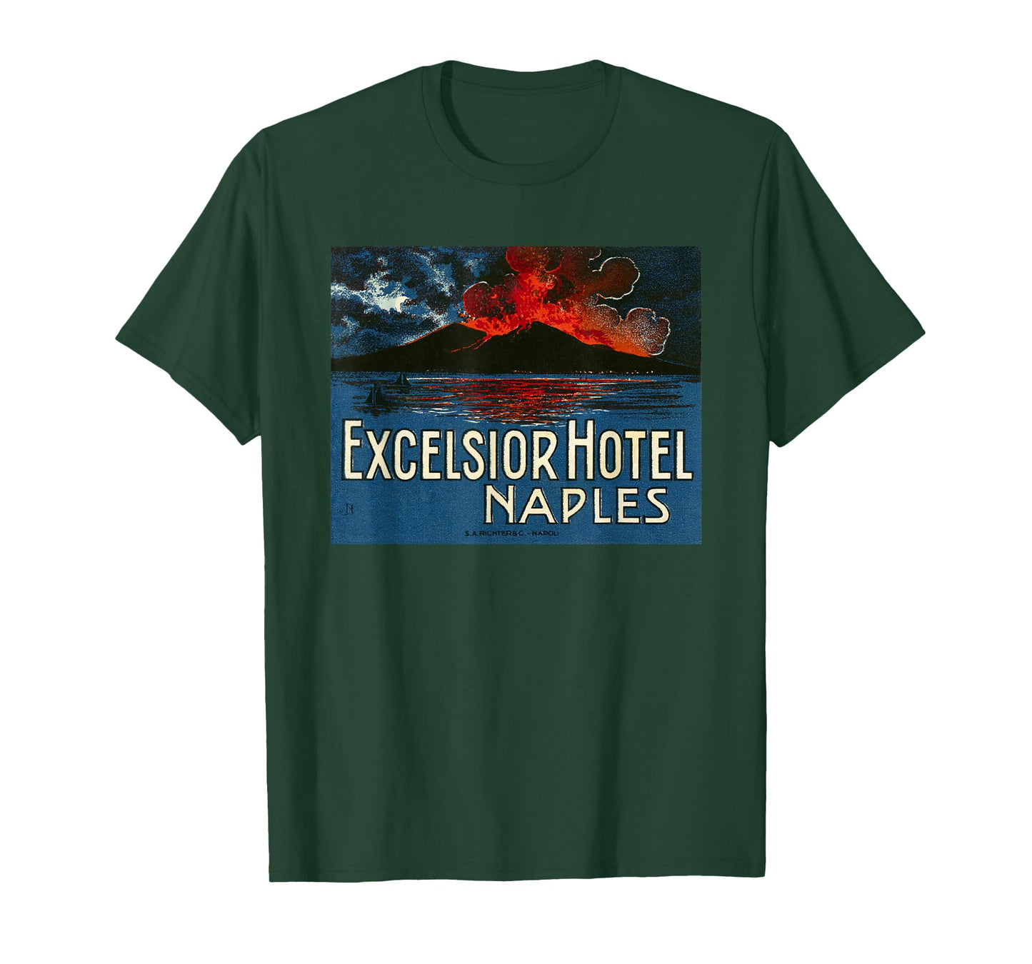 Excelsior Hotel Naples – Vintage Italy Coastal Design T-Shirt
