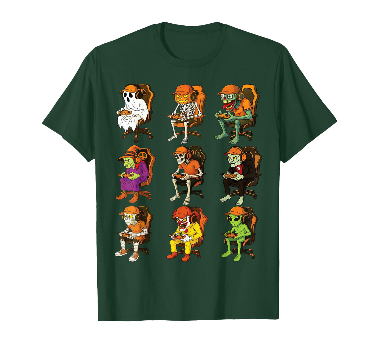 Halloween Gamer Squad Gaming Video Game T-Shirt