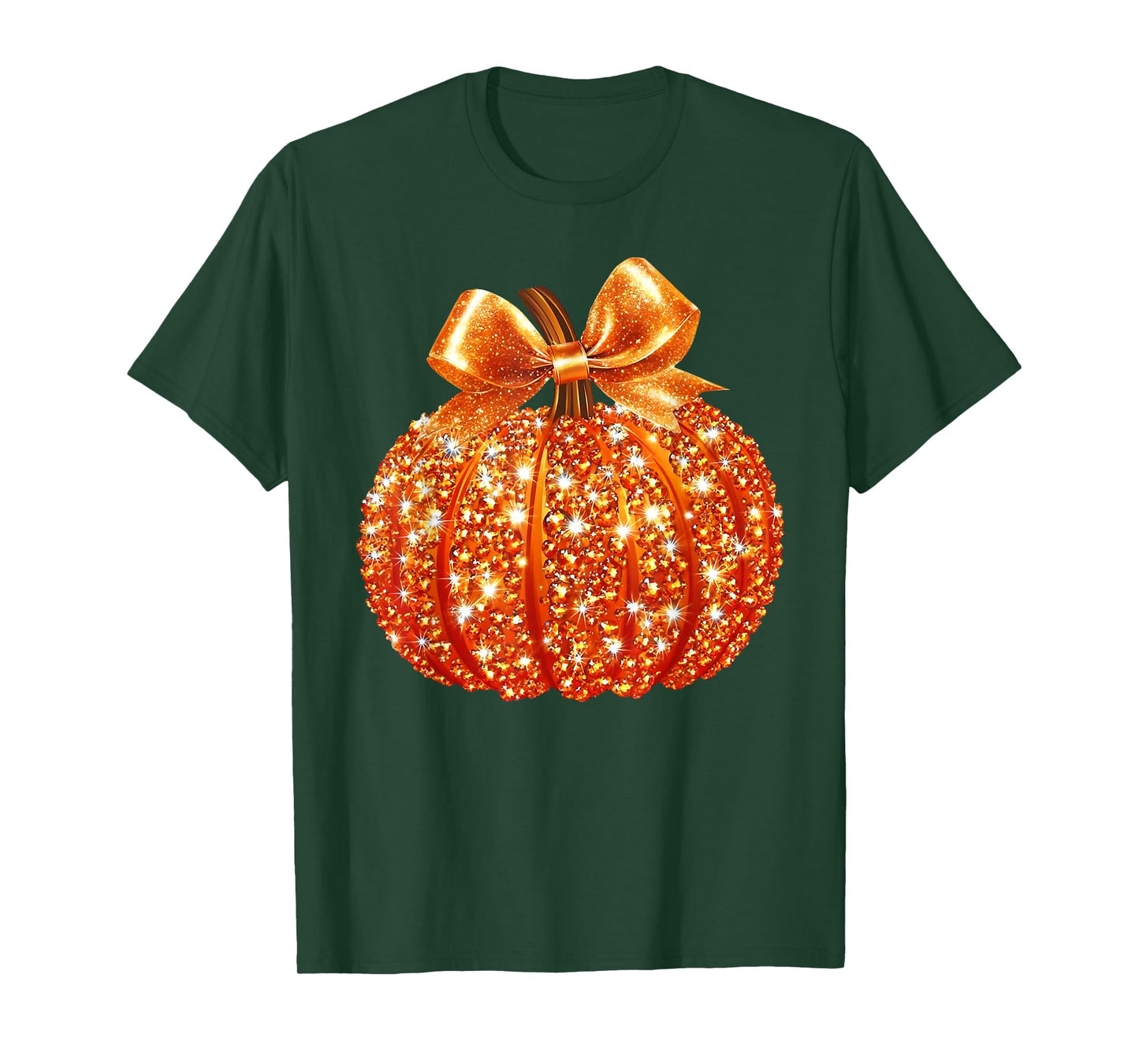 Coquette Bow Pumpkin Season Thanksgiving Autumn Fall Y'all T-Shirt