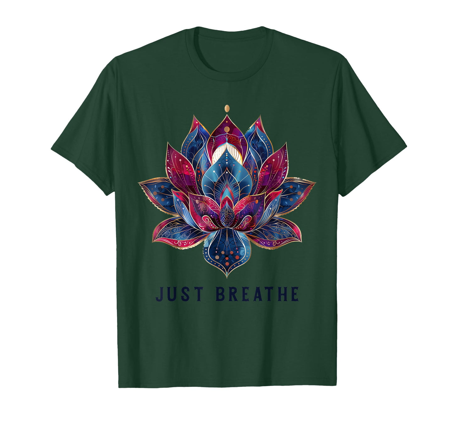 Yoga Lotus Flower Zen Buddhism Buddhist Buddha Meditation T-Shirt